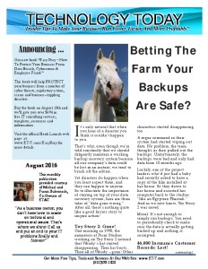 thumbnail of August 2016 Newsletter for Emailing